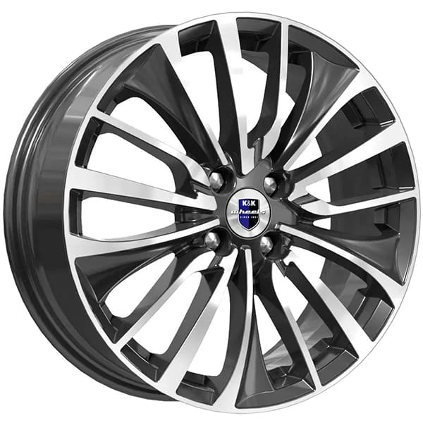 ДЛ 4*100 17*6.5 D60.1 ET43 К&К Flanker Алмаз черный